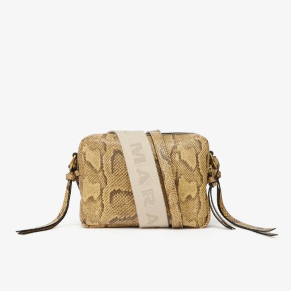 ISABEL MARANT Wardy Camera Bag in Snake Print Leather - Picture 3 of 7